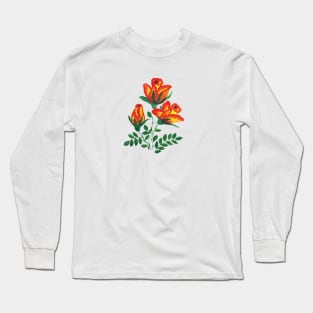 Rose T-shirt, Bouquet of Roses Tee, Flowers Shirt, Spring Country Floral Women's Fashion Long Sleeve T-Shirt